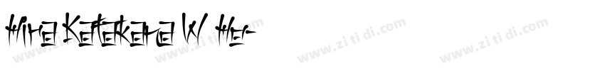 Hira Katakana W Ho字体转换